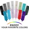 imagePowerful Milk Frother Wand  Mini ampamp Mighty Handheld Drink Mixer  Portable Coffee Frother For Latte Cappuccino Matcha Hot Chocolate Creamer  PinkBlue Sky