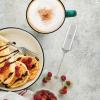 imagePowerful Milk Frother Wand  Mini ampamp Mighty Handheld Drink Mixer  Portable Coffee Frother For Latte Cappuccino Matcha Hot Chocolate Creamer  PinkBlizzard White