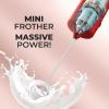imagePowerful Milk Frother Wand  Mini ampamp Mighty Handheld Drink Mixer  Portable Coffee Frother For Latte Cappuccino Matcha Hot Chocolate Creamer  PinkCardinal Red
