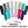 imagePowerful Milk Frother Wand  Mini ampamp Mighty Handheld Drink Mixer  Portable Coffee Frother For Latte Cappuccino Matcha Hot Chocolate Creamer  PinkCosmic Blue