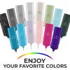 imagePowerful Milk Frother Wand  Mini ampamp Mighty Handheld Drink Mixer  Portable Coffee Frother For Latte Cappuccino Matcha Hot Chocolate Creamer  PinkDragon Fruit Fuchsia
