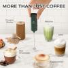 imagePowerful Milk Frother Wand  Mini ampamp Mighty Handheld Drink Mixer  Portable Coffee Frother For Latte Cappuccino Matcha Hot Chocolate Creamer  PinkEmerald