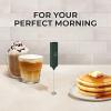 imagePowerful Milk Frother Wand  Mini ampamp Mighty Handheld Drink Mixer  Portable Coffee Frother For Latte Cappuccino Matcha Hot Chocolate Creamer  PinkEmerald