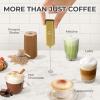 imagePowerful Milk Frother Wand  Mini ampamp Mighty Handheld Drink Mixer  Portable Coffee Frother For Latte Cappuccino Matcha Hot Chocolate Creamer  PinkGold