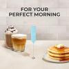imagePowerful Milk Frother Wand  Mini ampamp Mighty Handheld Drink Mixer  Portable Coffee Frother For Latte Cappuccino Matcha Hot Chocolate Creamer  PinkMint