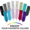 imagePowerful Milk Frother Wand  Mini ampamp Mighty Handheld Drink Mixer  Portable Coffee Frother For Latte Cappuccino Matcha Hot Chocolate Creamer  PinkRaspberry Pink