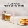 imagePowerful Milk Frother Wand  Mini ampamp Mighty Handheld Drink Mixer  Portable Coffee Frother For Latte Cappuccino Matcha Hot Chocolate Creamer  PinkRose Quartz