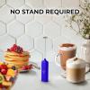 imagePowerful Milk Frother Wand  Mini ampamp Mighty Handheld Drink Mixer  Portable Coffee Frother For Latte Cappuccino Matcha Hot Chocolate Creamer  PinkRoyal Blue
