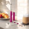 imageZulay Froth N Go Milk Frother Rechargeable  3in1 Frother Wand With Case ampamp USBC Charger  Comes With 3 Whisk Attachments for Latte Cappuccino Matcha Protein Shakes  CloudDragonfruit