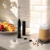 imageZulay Froth N Go Milk Frother Rechargeable  3in1 Frother Wand With Case ampamp USBC Charger  Comes With 3 Whisk Attachments for Latte Cappuccino Matcha Protein Shakes  CloudJet Black