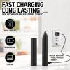 imageZulay Froth N Go Milk Frother Rechargeable  3in1 Frother Wand With Case ampamp USBC Charger  Comes With 3 Whisk Attachments for Latte Cappuccino Matcha Protein Shakes  CloudJet Black
