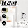 imageZulay Froth N Go Milk Frother Rechargeable  3in1 Frother Wand With Case ampamp USBC Charger  Comes With 3 Whisk Attachments for Latte Cappuccino Matcha Protein Shakes  CloudBlizzard White