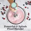 imageZulay Immersion Blender Handheld  800 Watt Hand Blender With HighPower Turbo Mode  Durable Stick Blender With UltraSharp Stainless Steel Blades For Effortless Blending  BlackCaribbean Aqua
