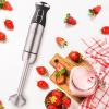 imageZulay Immersion Blender Handheld  800 Watt Hand Blender With HighPower Turbo Mode  Durable Stick Blender With UltraSharp Stainless Steel Blades For Effortless Blending  BlackMatte Black