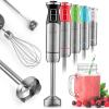 imageZulay Immersion Blender Handheld  800 Watt Hand Blender With HighPower Turbo Mode  Durable Stick Blender With UltraSharp Stainless Steel Blades For Effortless Blending  BlackMatte Black