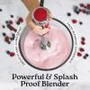 imageZulay Immersion Blender Handheld  800 Watt Hand Blender With HighPower Turbo Mode  Durable Stick Blender With UltraSharp Stainless Steel Blades For Effortless Blending  BlackCardinal Red