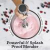 imageZulay Immersion Blender Handheld  800 Watt Hand Blender With HighPower Turbo Mode  Durable Stick Blender With UltraSharp Stainless Steel Blades For Effortless Blending  BlackGray