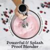 imageZulay Immersion Blender Handheld  800 Watt Hand Blender With HighPower Turbo Mode  Durable Stick Blender With UltraSharp Stainless Steel Blades For Effortless Blending  BlackMatte Black