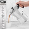 imageZulay Premium Moka Pot Espresso  LeakProof Stovetop Espresso Maker  Perfect for Authentic Cuban ampamp Italian Style Espresso  Makes 3 Espresso Cups  SilverShiny Silver