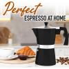 imageZulay Premium Moka Pot Espresso  LeakProof Stovetop Espresso Maker  Perfect for Authentic Cuban ampamp Italian Style Espresso  Makes 3 Espresso Cups  SilverBlack