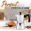 imageZulay Premium Moka Pot Espresso  LeakProof Stovetop Espresso Maker  Perfect for Authentic Cuban ampamp Italian Style Espresso  Makes 3 Espresso Cups  SilverShiny Silver