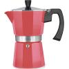imageZulay Premium Moka Pot Espresso  LeakProof Stovetop Espresso Maker  Perfect for Authentic Cuban ampamp Italian Style Espresso  Makes 3 Espresso Cups  SilverCoral Red