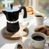 imageZulay Premium Moka Pot Espresso  LeakProof Stovetop Espresso Maker  Perfect for Authentic Cuban ampamp Italian Style Espresso  Makes 3 Espresso Cups  SilverBlack
