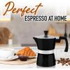 imageZulay Premium Moka Pot Espresso  LeakProof Stovetop Espresso Maker  Perfect for Authentic Cuban ampamp Italian Style Espresso  Makes 3 Espresso Cups  SilverBlack