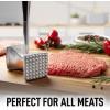 imageZulay Professional Meat Tenderizer Tool  Dual Sided Meat Mallet Pounder With Comfort Grip Handle  Heavy Duty Meat Hammer Tenderizer  Meat Tenderizer Mallet ampamp Meat Pounder  10 BlackBlack