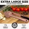 imageZulay Kitchen Large Premium Garlic Press Set  Bigger Bowl for Bigger Garlic  Rust Proof ampamp Dishwasher Safe Garlic Mincer Tool  EasySqueeze EasyClean Silicone Garlic Peeler ampamp Brush SilverRose Gold
