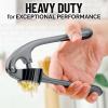 imageZulay Kitchen Large Premium Garlic Press Set  Bigger Bowl for Bigger Garlic  Rust Proof ampamp Dishwasher Safe Garlic Mincer Tool  EasySqueeze EasyClean Silicone Garlic Peeler ampamp Brush SilverSlate