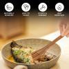 imageZulay Kitchen Premium Large Teak Wooden Spoon For Cooking  Durable Wooden Cooking Utensil Perfect Wooden Kitchen Utensil Set Addition Smooth Finish Natural Teak Spoon NonStick Wooden SpoonSlotted Spoon