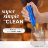 imageZulay Powerful Milk Frother Wand  Mini Milk Frother Handheld Stainless Steel  Battery Operated Drink Mixer for Coffee Lattes Cappuccino Matcha  FrothMate Milk Frother Gift  Black ampamp CopperSapphire Goldenrod with 2 Duracell Batteries