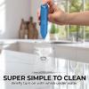 imageZulay Powerful Milk Frother Wand  Mini Milk Frother Handheld Stainless Steel  Battery Operated Drink Mixer for Coffee Lattes Cappuccino Matcha  FrothMate Milk Frother Gift  Black ampamp CopperBlue