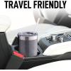 imageZulay 12 oz Insulated Coffee Mug with Lid  Stainless Steel Camping Mug Tumbler with Handle  Double Wall Vacuum Duracoated Insulated Mug For Travel Camping Office Outdoor CinnamonCharcoal Shimmer