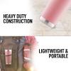 imageZulay 12 oz Insulated Coffee Mug with Lid  Stainless Steel Camping Mug Tumbler with Handle  Double Wall Vacuum Duracoated Insulated Mug For Travel Camping Office Outdoor CinnamonPink
