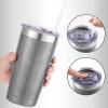 imageZulay 12 oz Insulated Coffee Mug with Lid  Stainless Steel Camping Mug Tumbler with Handle  Double Wall Vacuum Duracoated Insulated Mug For Travel Camping Office Outdoor CinnamonCharcoal Shimmer