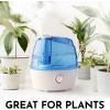 imageZulay Home Cool Mist Humidifiers For Bedroom 22L Water Tank  Quiet Ultrasonic Humidifiers For Large Room with Auto Shutoff Feature  Air Humidifier For Plants Nursery Kids Room GrayBlue