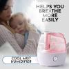 imageZulay Home Cool Mist Humidifiers For Bedroom 22L Water Tank  Quiet Ultrasonic Humidifiers For Large Room with Auto Shutoff Feature  Air Humidifier For Plants Nursery Kids Room GrayPink