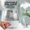 imageZulay Home Cool Mist Humidifiers For Bedroom 22L Water Tank  Quiet Ultrasonic Humidifiers For Large Room with Auto Shutoff Feature  Air Humidifier For Plants Nursery Kids Room GrayGray