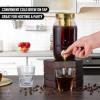 imageZulay Kitchen 1 Gallon Cold Brew Coffee Maker  Large Iced Tea ampamp Cold Brew Pitcher with ExtraThick Glass ampamp Stainless Steel Infuser  Drink ampamp Beverage Dispenser Jar with Airtight Lid ampamp Spout BlackGold