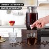 imageZulay Kitchen 1 Gallon Cold Brew Coffee Maker  Large Iced Tea ampamp Cold Brew Pitcher with ExtraThick Glass ampamp Stainless Steel Infuser  Drink ampamp Beverage Dispenser Jar with Airtight Lid ampamp Spout BlackSilver