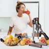 imageZulay Kitchen CastIron Orange Juice Squeezer  HeavyDuty EasytoClean Professional Citrus Juicer  Durable Stainless Steel Lemon Squeezer  Manual Citrus Press ampamp Orange Squeezer Light GreenCopper