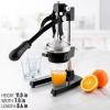 imageZulay Kitchen CastIron Orange Juice Squeezer  HeavyDuty EasytoClean Professional Citrus Juicer  Durable Stainless Steel Lemon Squeezer  Manual Citrus Press ampamp Orange Squeezer Light GreenShiny Black