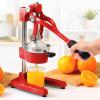 imageZulay Kitchen CastIron Orange Juice Squeezer  HeavyDuty EasytoClean Professional Citrus Juicer  Durable Stainless Steel Lemon Squeezer  Manual Citrus Press ampamp Orange Squeezer Light GreenRed