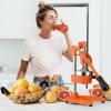 imageZulay Kitchen CastIron Orange Juice Squeezer  HeavyDuty EasytoClean Professional Citrus Juicer  Durable Stainless Steel Lemon Squeezer  Manual Citrus Press ampamp Orange Squeezer Light GreenOrange