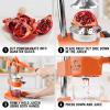 imageZulay Kitchen CastIron Orange Juice Squeezer  HeavyDuty EasytoClean Professional Citrus Juicer  Durable Stainless Steel Lemon Squeezer  Manual Citrus Press ampamp Orange Squeezer Light GreenOrange