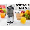 imageZulay Kitchen Juice Vortex Lemon ampamp Orange Juicer  Electric Citrus Squeezer ampamp Presser  Rechargeable Juicer Machine  Wireless Portable Juicer  USB Charger ampamp Cleaning Brush Included BlackSilverBlackSilver
