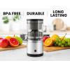 imageZulay Kitchen Juice Vortex Lemon ampamp Orange Juicer  Electric Citrus Squeezer ampamp Presser  Rechargeable Juicer Machine  Wireless Portable Juicer  USB Charger ampamp Cleaning Brush Included BlackSilverBlackSilver