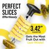 imageZulay Kitchen Pineapple Corer and Slicer Tool  Stainless Steel Pineapple Cutter for Easy Core Removal ampamp Slicing  Super Fast Pineapple Slicer and Corer Tool Saves you Time GrayBlack